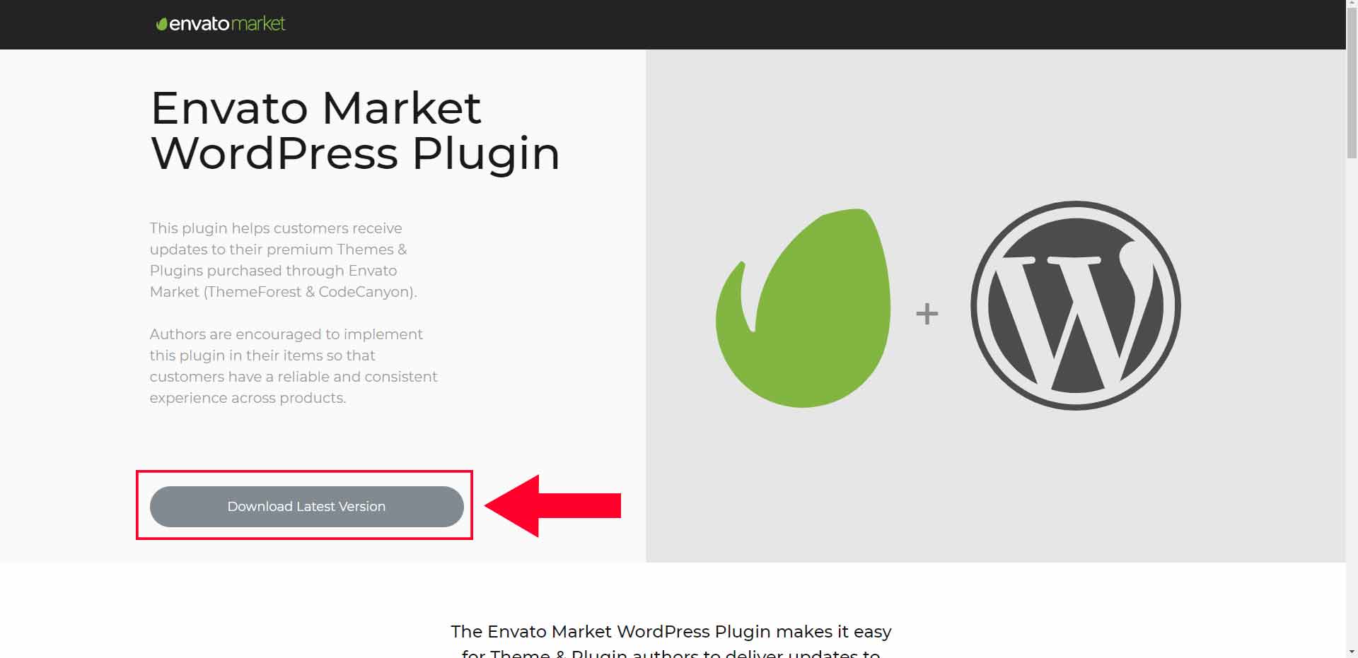 download envato market plugin