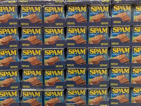 spam significato - scatolette di carne