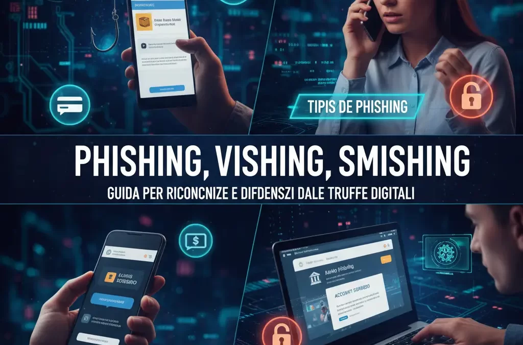 Phishing, vishing, smishing: guida per riconoscere e difendersi dalle truffe digitali